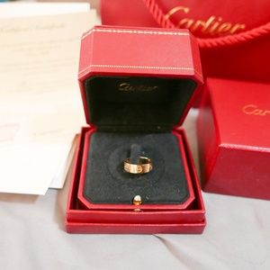 Cartier LOVE Ring 18K Yellow Gold size 51 Original Box, Bag, Papers Authentic